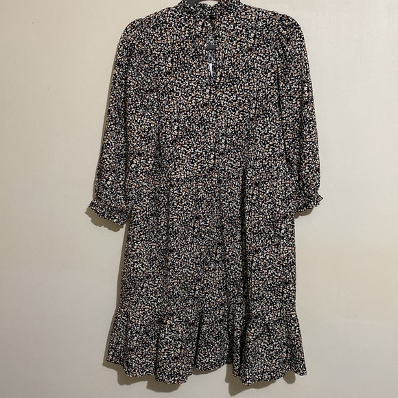 ONLY High Neck Ruffle Frill Mini Baby Doll Smock  Dress Size Small - Picture 4 of 13